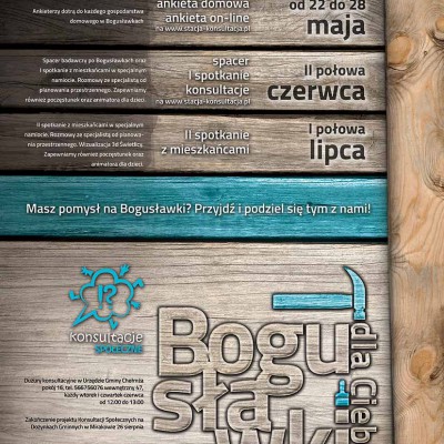 Plakat dla Konsultacji Społecznych - Gmina Chełmża